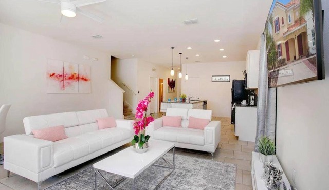 Enjoy the private view from your lovely pool area!