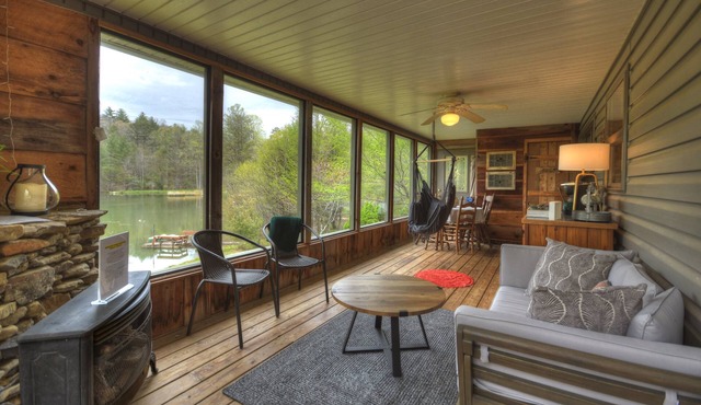 Enjoy the seclusion with a private pond & Toccoa River in your backyard!