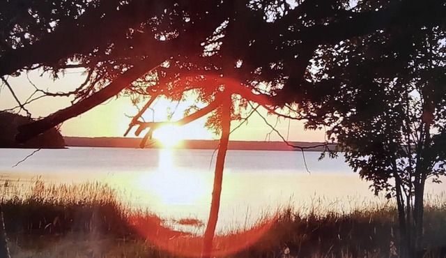 Enjoy the spectacular sunsets at our west-facing, North Channel cottage.