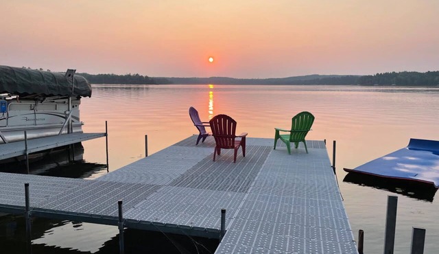 Enjoy the Sunsets over Beautiful Lake Mitchell!