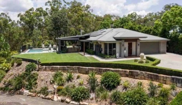 Enjoy the View in the Heated Swimming Pool