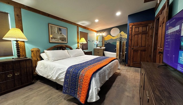 Enjoy this 2 bedroom attached unit with an amazing master suite. (Note: This is one of two units on the same property with a shared parking area.)
