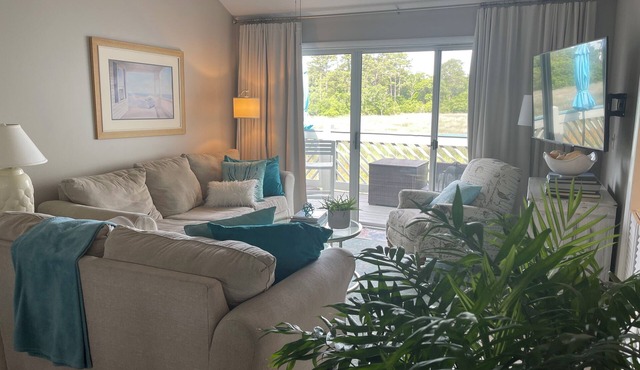Enjoy this pet friendly marsh-front condo!