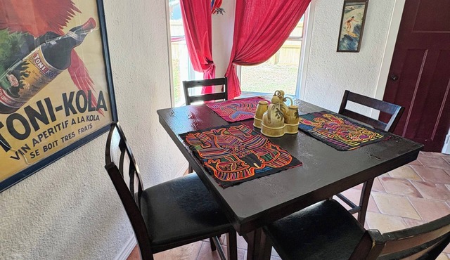 Enjoy this spacious eclectic home away from home. Great Location!