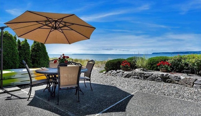 Enjoy this three bedroom beachfront condo, stunning views, relax and rejuvenate