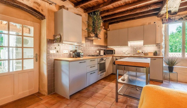 Enjoy tranquility, charming living and lush nature in this beautiful mill complex.