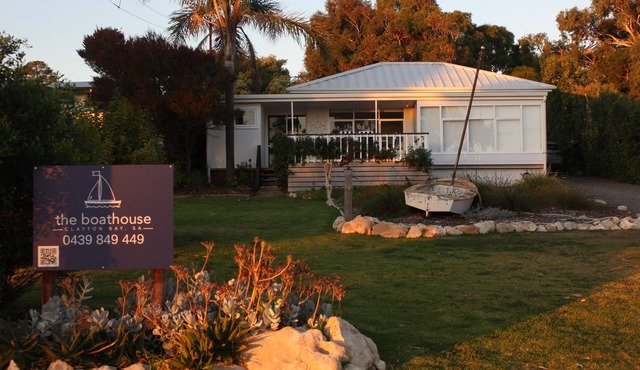 Enjoy waterfront views and spectacular sunsets from this charming cottage.