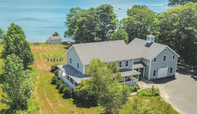 Enjoy your private beach and sweeping views!