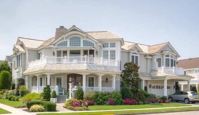 Enjoy your vacation in this lovely Stone Harbor Custom Built home feature 5 bedrooms, 6 full baths and 1 half bath.