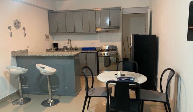 Enjoyable 2-bedroom apartment with AC and more in Monte Plata