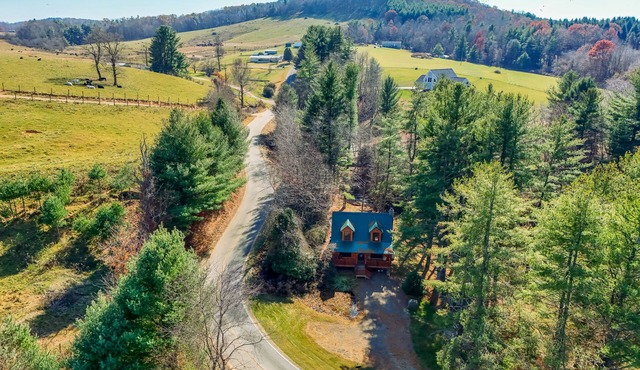 Ennice Cabin w/Waterfall: Near Blue Ridge Pkwy!