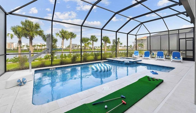 Entertainment-Filled Getaway with Private Pool, Arcade & Resort Perks