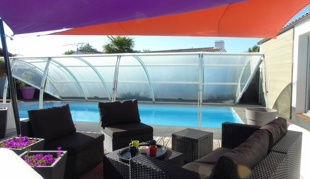 Entire accommodation with private pool