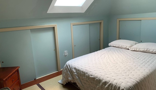 Entire Attic floor w/private bath walk to LIRR