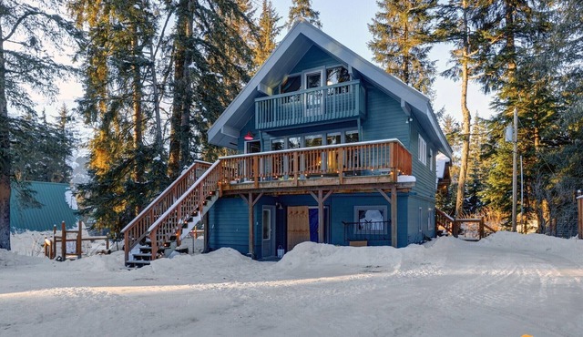 Entire cabin duplex one block from ski lifts, bike path, and hiking.