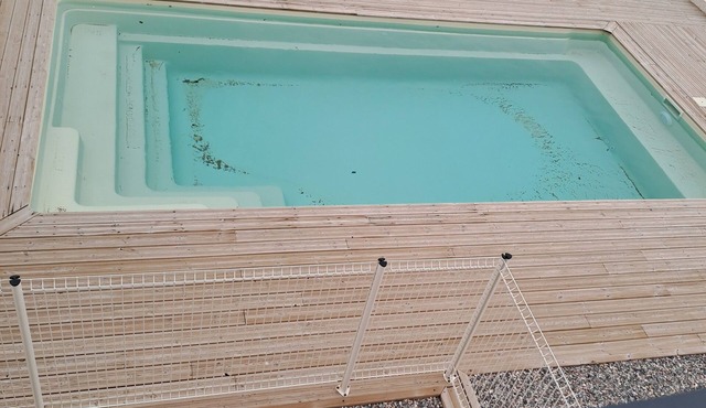 Entire dwelling located near the sea with shared pool and garage.
