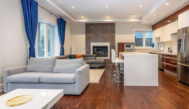 Entire ground floor high-end suite- Ask about 13% HST refund.