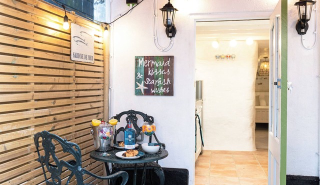 Entire Harbourside Lodge and Courtyard, just a few feet from Mevagissey Harbour