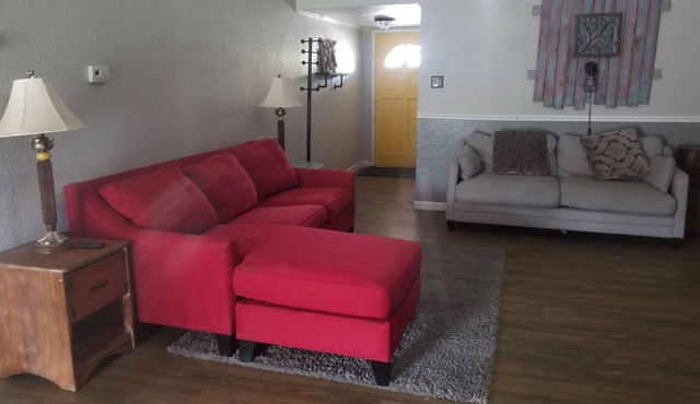 Entire home with king bed master suite and gas fireplace