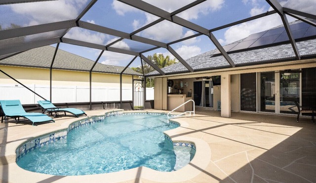 Entire home with pool for long and short stay. Fun for everyone.