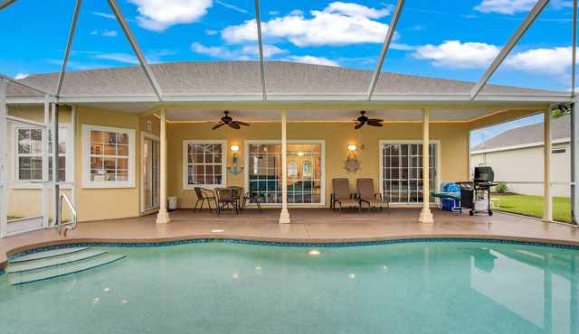 Entire house,heated pool,KING bed,Flagler beach