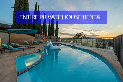 Entire Private Home with 4 Bedrooms 2 Bathrooms, Pool, View, 4 Parking, King Bed, Big Yard, Available Now