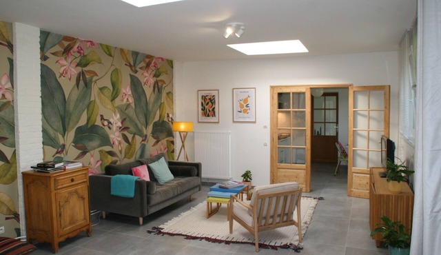 Entire property: quiet apartment in former cookie factory with garden