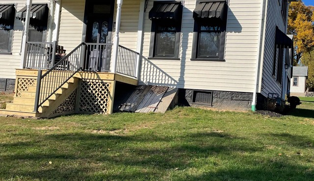 Entire remodeled farmhouse.