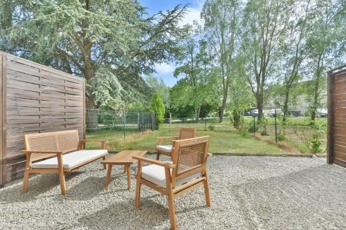 Entrée Le Touquet Appt 4 personnes terrasse jardin