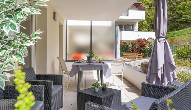 Entre 3 Lacs - Centre Ville Calme, Grande Terrasse, Wifi Gratuit, Tout Équipé