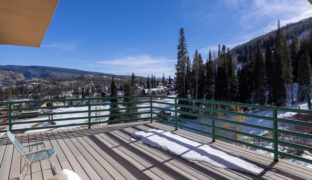 Eolus 519, a spacious 4-bedroom condo in the heart of Purgatory Village with stunning slope views.