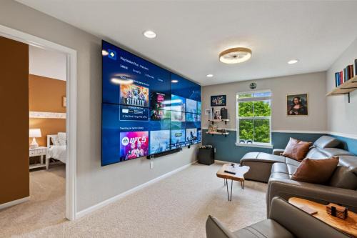Epic 140 inch TV Wall & Game Consoles Galore