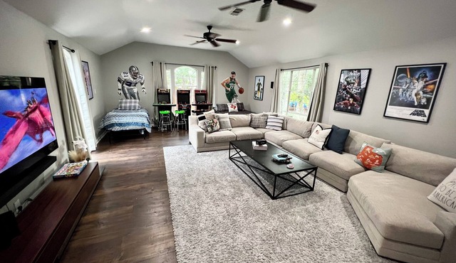 Epic MOVIE ROOM Escape by Rangers & AT&T Stadium, Six Flags, and DFW Airport!