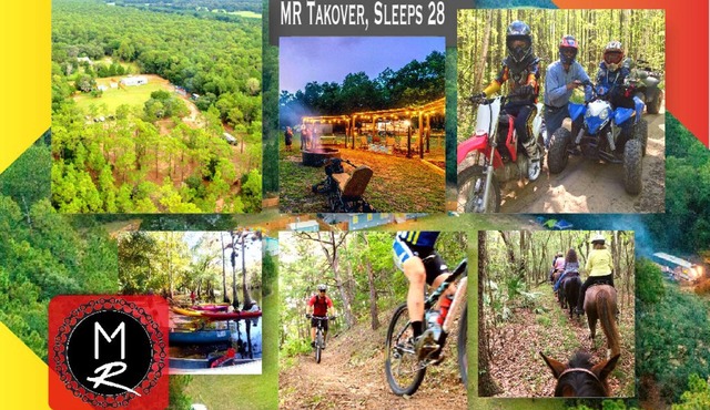 Epic Outdoor Adventures & Experiences Await Your Group at Moto Ranch! Sleeps 34