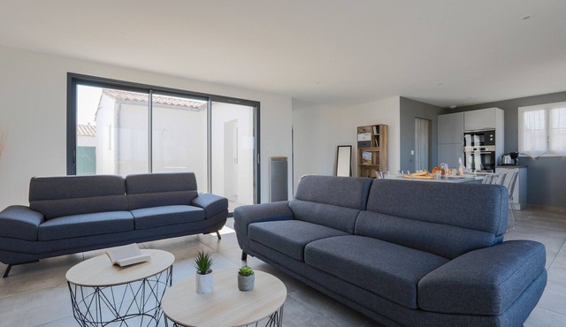 Equiped house for 4 adults and 4 children