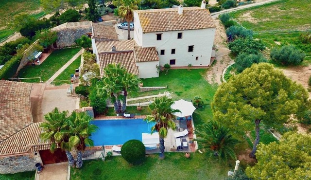 Holiday cottages surrounded by olive trees, grapevines and horses