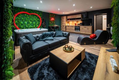 Escapade amoureuse, Love Room avec jacuzzi privé