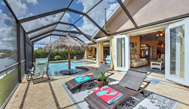 ESCAPE IN THIS LUXURY VACATION VILLA AS SOON AS YOU WALKIN IT'S VACATION TIME
