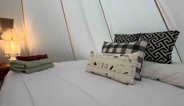 Escape The City in Your Private TX Hill Country Glamping Tent under the Stars
