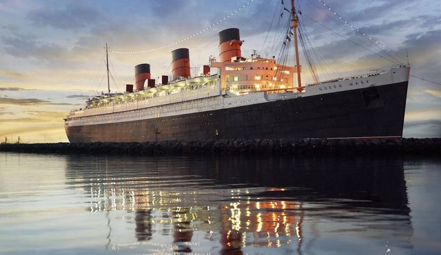 Escape to a Classic Stateroom on an Iconic Ocean Liner with Dining | 3 Rooms