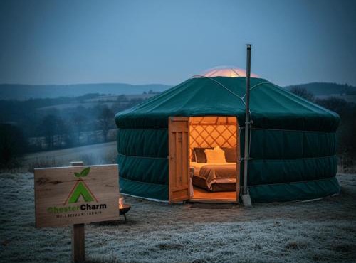 Escape to a cosy Yurt Retreat