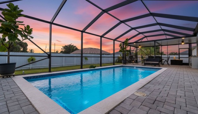 Escape to El Oasis Azul! Relaxing Cape Coral Vacation Retreat + Heated Pool.