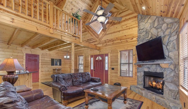 Escape to Great Smoky Mountains in this Classic Cabin