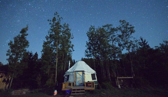 Escape to Nature: Cozy Yurt on a Heritage Farm with Trails, Pond, & Sauna