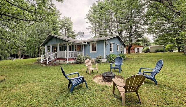 Escape to nature with this pet-friendly, family retreat just 15 minutes from Highlands! Perfect for hiking, relaxing, and playtime with the kids. Utilize the outdoor fire pit, indoor fireplace and the playhouse in the side yard full of games!