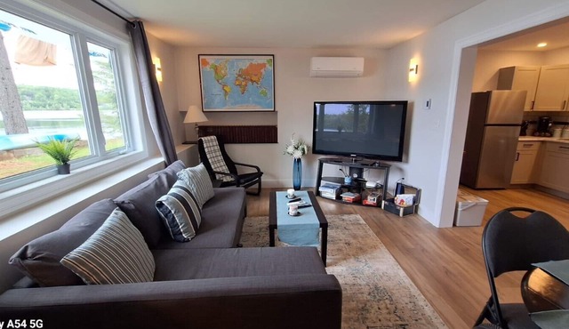 Escape to the serene beauty of Beaver Bank with our lakeside retreat.