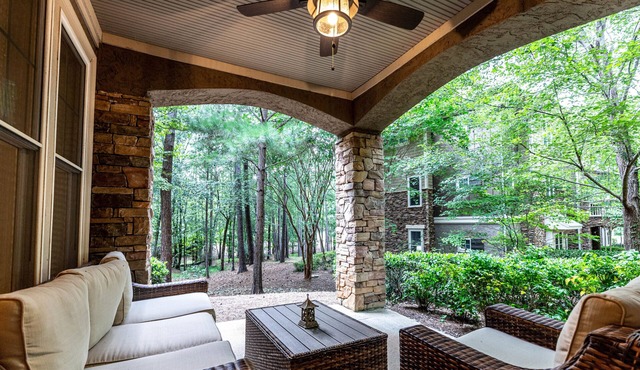 Escape to this Reynolds Lake Oconee two bedroom condo nestled in nature.