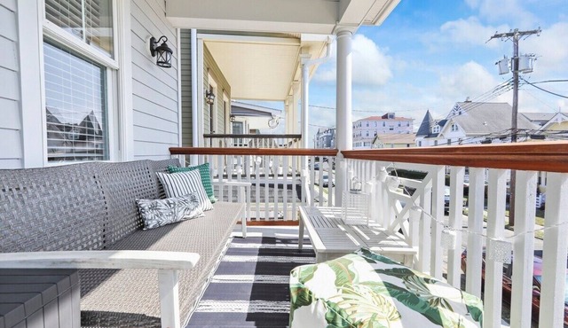 Escape to your luxury beach retreat, just a 3-minute walk to the ocean and minutes from the energy of Asbury Park.