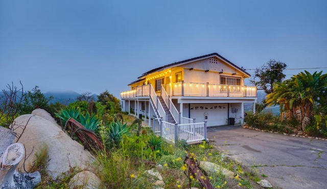 Escondido Hilltop Home with Deck and Views!