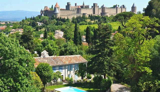 Estate beneath Carcassonne's Medieval Citadel